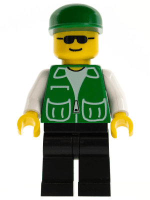 LEGO Jacket Green with 2 Large Pockets (pck022) Town / City Minifigure