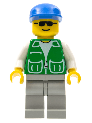 LEGO Jacket Green with 2 Large Pockets (pck023) Town / City Minifigure