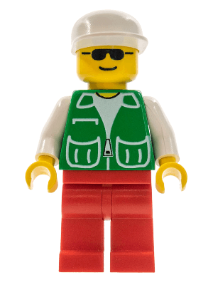 LEGO Jacket Green with 2 Large Pockets (pck025) LEGO Minifigure