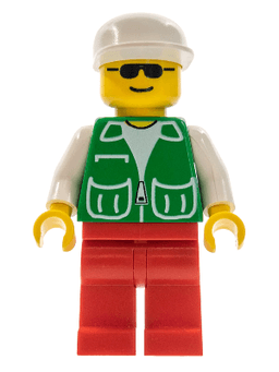 LEGO Jacket Green with 2 Large Pockets (pck025) minifigure