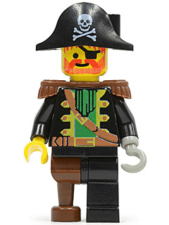 LEGO Captain Red Beard (Captain Roger) (pi055) Pirates Minifigure