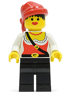LEGO Pirate Female Red Bandana (pi057) Pirates Minifigure