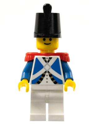 LEGO Imperial Soldier without Backpack (Reissue) (pi061a) Pirates Minifigure