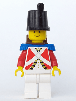 Imperial Guard with Blue Epaulettes and Brown Backpack Non-Opening