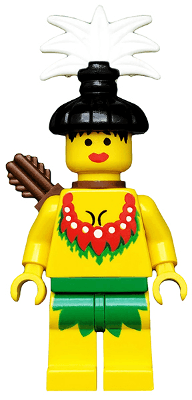 LEGO Islander Female with Quiver (pi066a) Pirates Minifigure