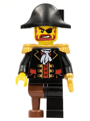 LEGO Captain Brickbeard (pi116) Pirates Minifigure