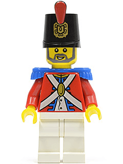 Imperial Soldier II - Shako Hat Printed, Gray Beard