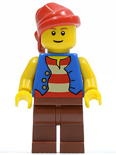 Pirate Blue Vest, Reddish Brown Legs, Red Bandana (Undetermined Eyebrows)