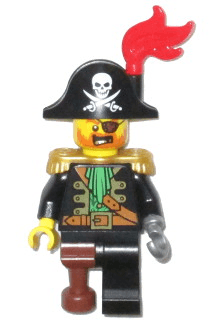 LEGO Pirate Captain (pi148) Pirates Minifigure