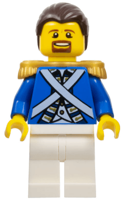 LEGO Bluecoat Sergeant 1 (pi150) Pirates Minifigure