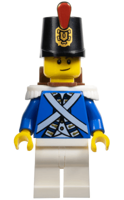 LEGO Bluecoat Soldier 2 (pi153) Pirates Minifigure