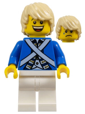 LEGO Bluecoat Soldier 7 (pi175a) Pirates Minifigure