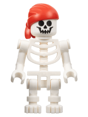 LEGO Skeleton (pi195) Pirates Minifigure