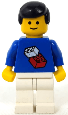 Soccer Player - World Team Player Bricks Logo Sticker on Front, White and Black Number Sticker on Back (specify number in listing)