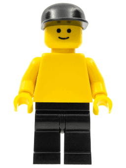 LEGO Plain Yellow Torso with Yellow Arms Black Cap (pln094) minifigure