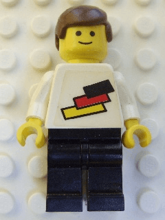 Soccer Player - German National Player, German National Flag Colors Torso Sticker on Front, Black Number Sticker on Back (specify number in listing)