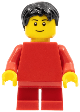 LEGO Plain Red Torso with Red Arms Red Short Legs (pln180) minifigure