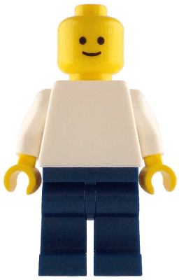 LEGO Plain White Torso Standard Grin (pln209) minifigure