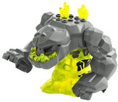 LEGO Geolix with 2 Crystals on Back (Rock Monster) (pm015a) minifigure