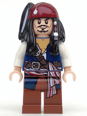 LEGO Captain Jack Sparrow (poc001) Pirates of the Caribbean Minifigure