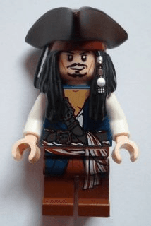 LEGO Captain Jack Sparrow (poc024) Pirates of the Caribbean Minifigure