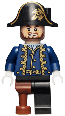 LEGO Hector Barbossa (poc028) Pirates of the Caribbean Minifigure
