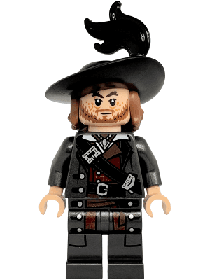 Hector Barbossa - Pearl Dark Gray Coat