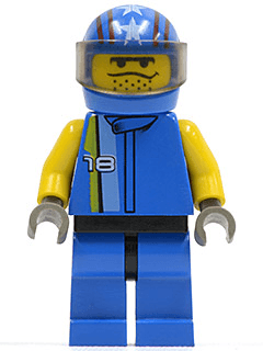 LEGO Racer Driver Nitro (rac007) minifigure