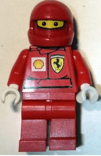 LEGO F1 Ferrari Pit Crew Member (rac025bs) minifigure
