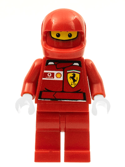 LEGO F1 Ferrari Pit Crew Member (rac025s) minifigure