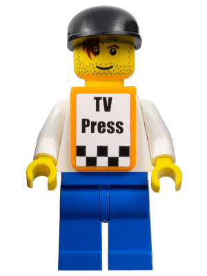 LEGO F1 Race Camera Operator (rac028as) LEGO Minifigure
