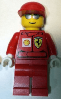 LEGO F1 Ferrari Engineer (rac030bs) minifigure