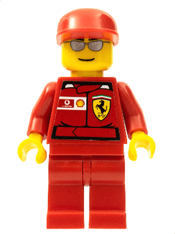 LEGO F1 Ferrari Engineer (rac030s) minifigure