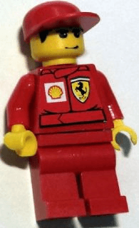 LEGO F1 Ferrari Record Keeper (rac031bs) LEGO Minifigure