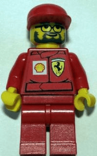 LEGO F1 Ferrari Engineer 2 (rac032bs) minifigure