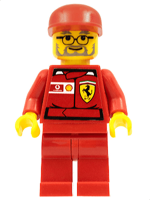 LEGO F1 Ferrari Engineer 2 (rac032s) LEGO Minifigure