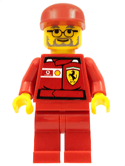 LEGO F1 Ferrari Engineer 2 (rac032s) minifigure