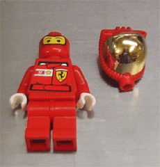 LEGO F1 Ferrari Pit Crew Member Fuel (rac033s) minifigure