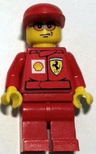 LEGO F1 Ferrari Engineer 3 (rac037bs) minifigure