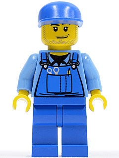 LEGO Hot Rod Mechanic (rac038) LEGO Minifigure