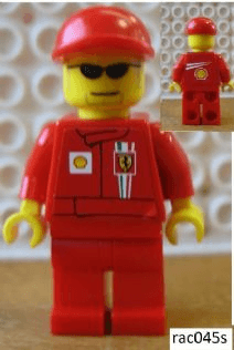 LEGO F1 Ferrari Engineer (rac045s) minifigure
