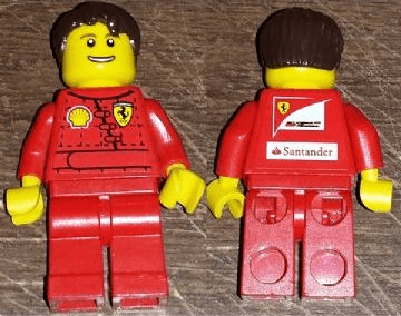 LEGO F1 Ferrari Pit Crew Mechanic (rac051s) LEGO Minifigure