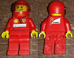 LEGO F1 Ferrari Pit Crew Tire Carrier (rac052s) minifigure