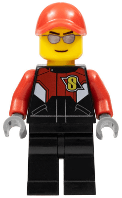 LEGO Racing Bike Driver 2 (rac058) minifigure