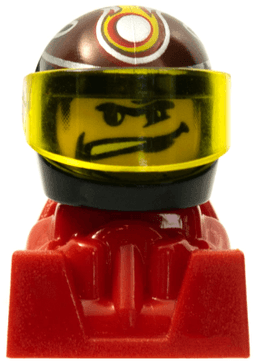 LEGO Racer Red Body (rac093) minifigure