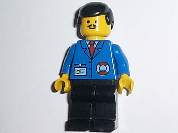 LEGO Coast Guard City Center Chief (res009) Town / City Minifigure