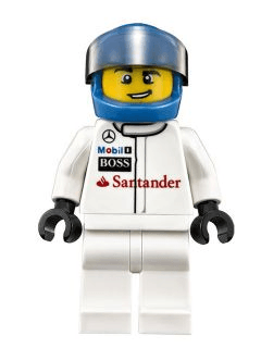 LEGO McLaren Mercedes MP4-29 Driver (sc004) Speed Champions Minifigure