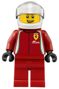 LEGO Ferrari 458 Italia GT2 Driver (sc007) Speed Champions Minifigure