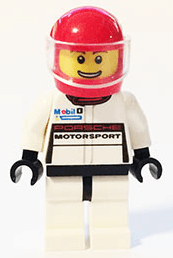 LEGO Porsche 911 GT Driver (sc009) Speed Champions Minifigure