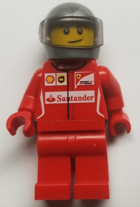 LEGO Scuderia Ferrari F14 T Driver (sc012) Speed Champions Minifigure